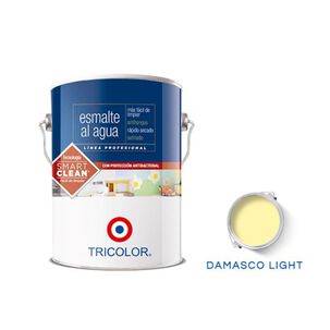 Esmalte Al Agua Profesional 1 Gl Damasco Light Tricolor